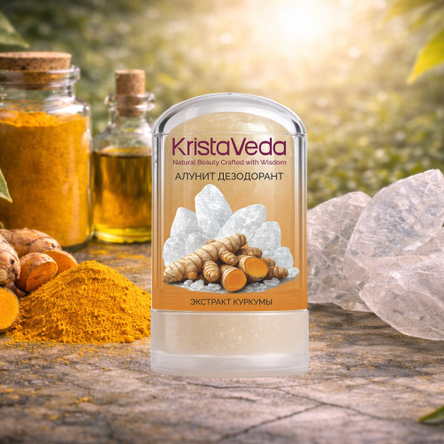 АЛУНИТ ДЕЗОДОРАНТ Куркума KRISTAVEDA